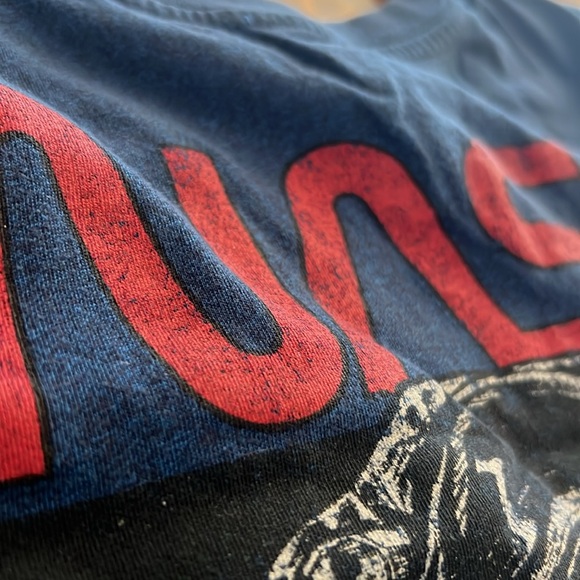 NASA Fifth Sun T Shirt Long Sleeve L Blue Mens Astronaut Space Shuttle Crew Neck - Picture 12 of 16